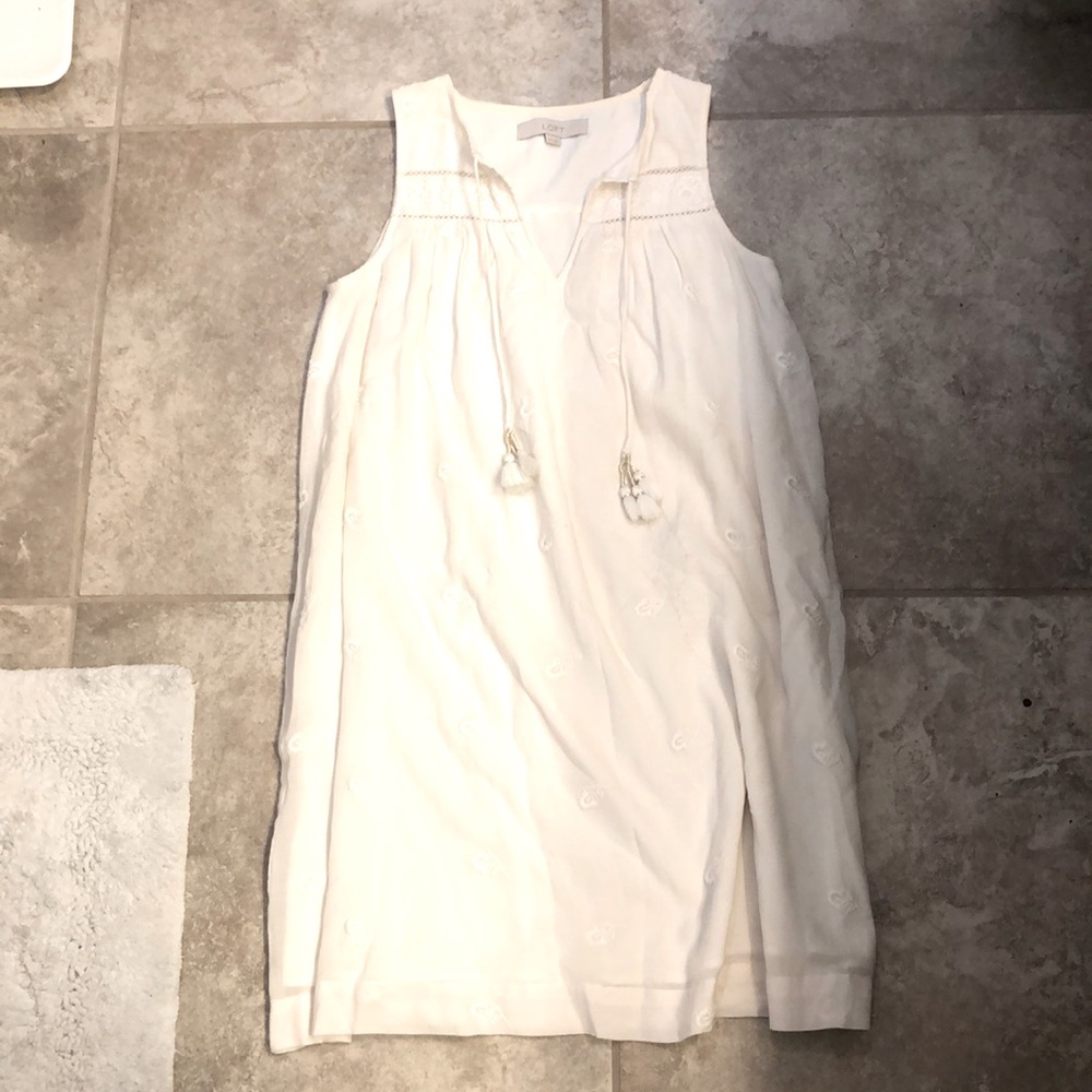 Casual white LOFT dress